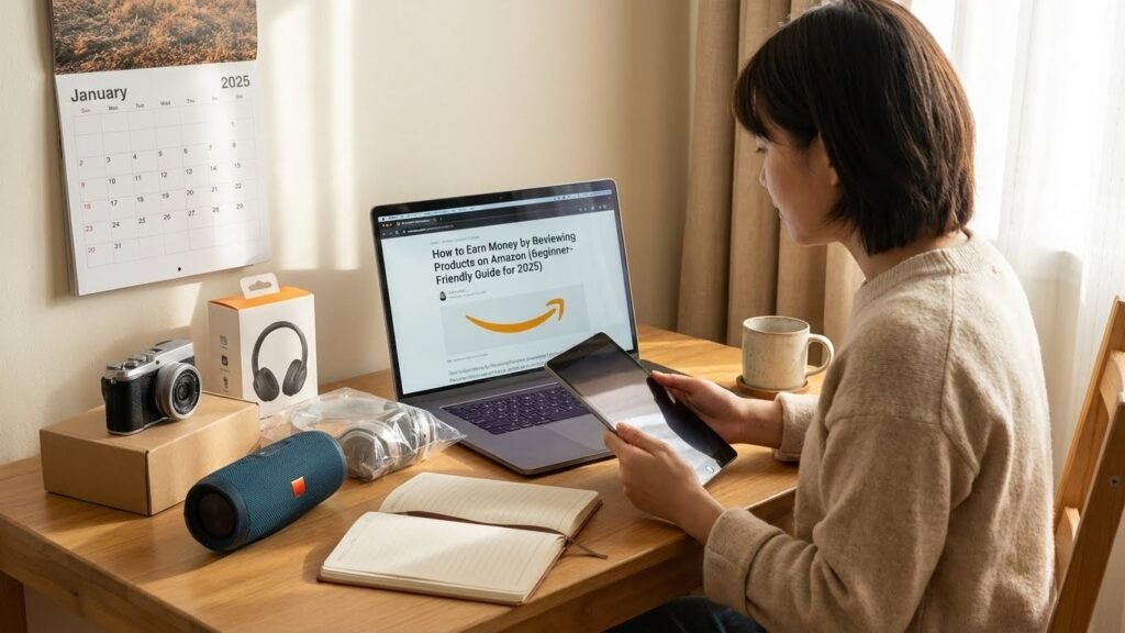 How to earn money reviewing products on Amazon in the USA with beginner-friendly methods in 2025
