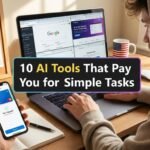 AI tools that pay you USA by completing simple tasks and easy AI jobs for beginners