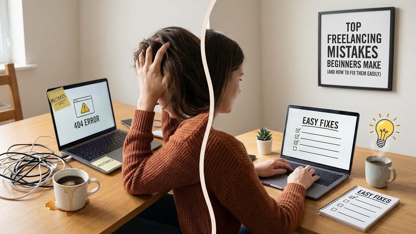 Freelancing mistakes beginners make and simple tips to fix them in the USA market