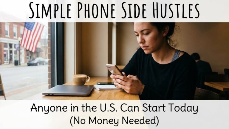 Phone side hustles USA that beginners can start today with no investment