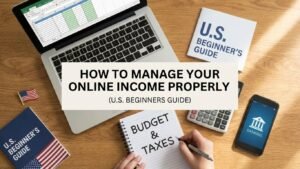 Manage online income USA with simple budgeting and freelance money tips