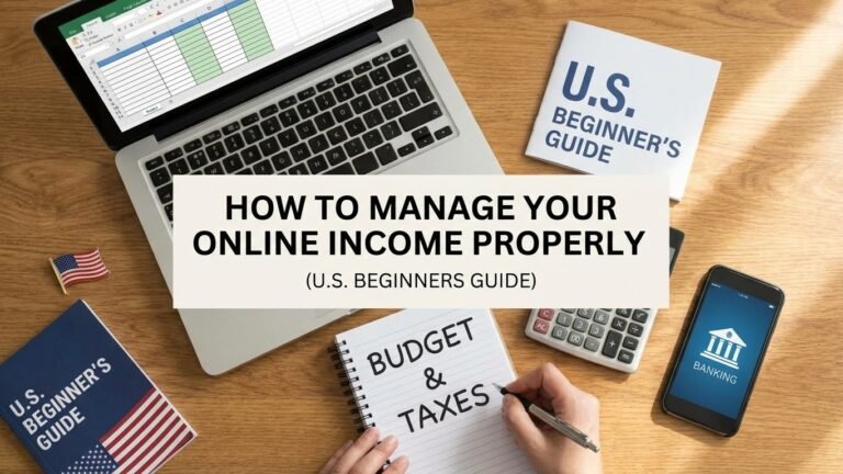 Manage online income USA with simple budgeting and freelance money tips